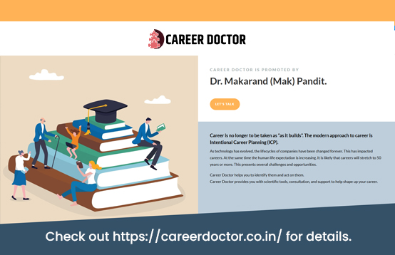 website for Career Doctor in Pune - comprehensive career counselling along with aptitude tests, resume review, interview training